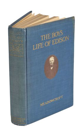 Lot #186 Thomas Edison: Signed childhood biography of Edison - Image 2