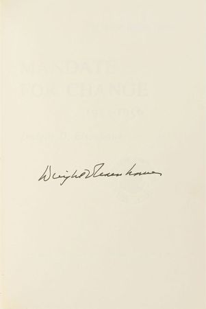 Lot #103 Dwight D. Eisenhower Book - Image 1