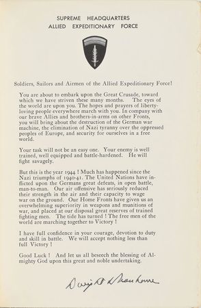 Lot #72 Dwight D. Eisenhower Book - Image 1