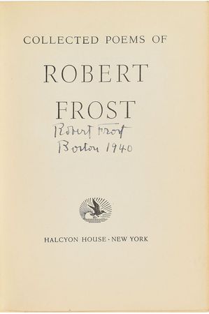 Lot #625 Robert Frost Book - Image 1