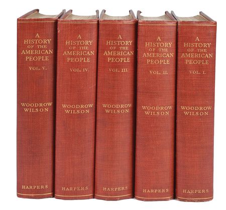 Lot #60 Woodrow Wilson: Presentation set of Wilson's History of the American People - Image 2