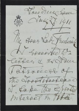 Lot #372 Queen Alexandra Handwritten Letter Signed - Image 1