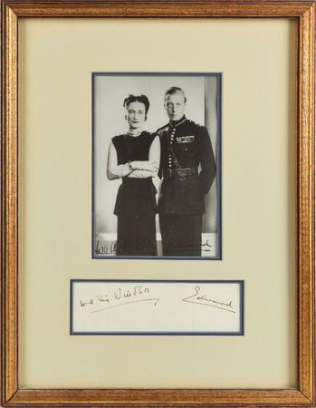 Lot #395 Duke and Duchess of Windsor Signature - Image 1