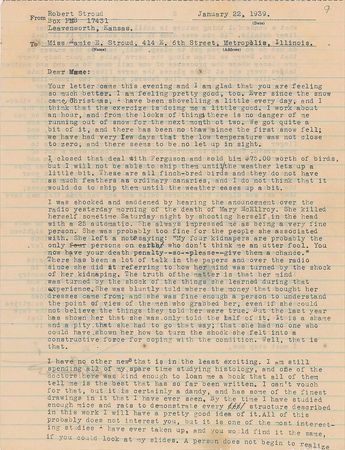 Lot #386 Robert Stroud: The 'Birdman of Alcatraz' on birds, the human body, and the beginning of World War II - Image 2