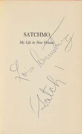 Lot #688 Louis Armstrong Book - Image 1