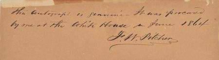 Lot #34 Abraham Lincoln Signed Photograph - Image 3