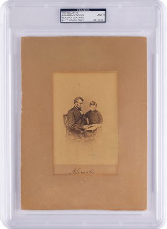 Lot #34 Abraham Lincoln Signed Photograph - Image 2