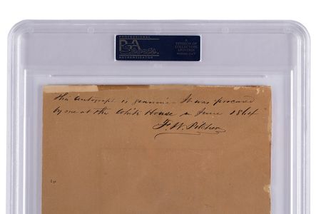 Lot #34 Abraham Lincoln Signed Photograph - Image 5