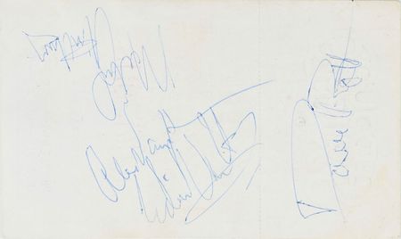 Lot #761 Van Halen Signature - Image 1