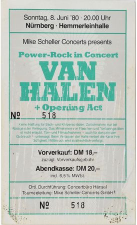 Lot #761 Van Halen Signature - Image 2