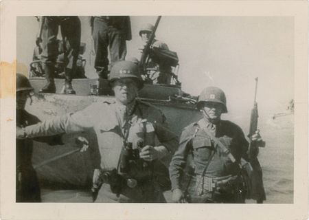 Lot #412 George S. Patton: Archive from Patton's aide-de-camp, including Willie Patton's dog tag and a signed portrait - Image 10