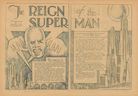 Lot #3034 Jerry Siegel and Joe Shuster 'Reign of Superman' 1933 Fanzine  - Image 2