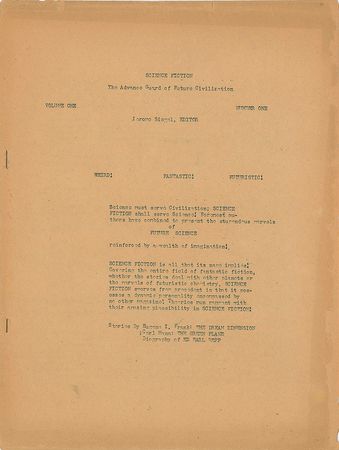 Lot #3034 Jerry Siegel and Joe Shuster 'Reign of Superman' 1933 Fanzine  - Image 5