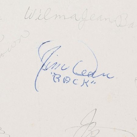 Lot #3042 James Dean Signed Yearbook - Image 2
