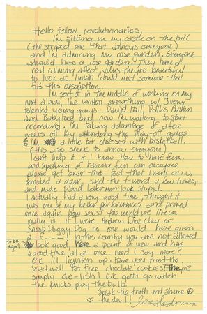 Lot #3055  Madonna Autograph Letter Signed - Image 1