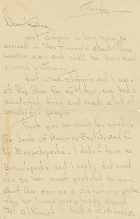 Lot #3038 Marilyn Monroe Autograph Letter Signed - Image 1