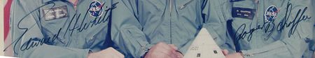Lot #3023  Apollo 1 Signed Photograph and Flight Suit Patches - Image 4