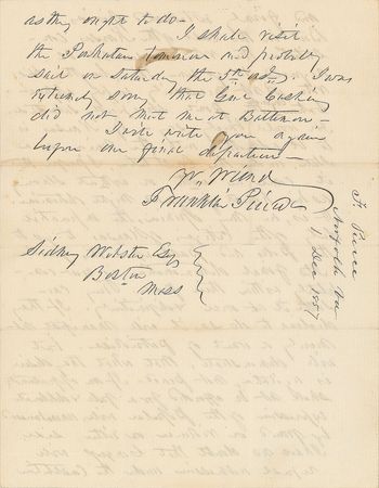 Lot #3009 Franklin Pierce Autograph Letter Signed - Image 4