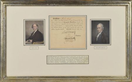 Lot #3002 Alexander Hamilton Estate Document - Image 1