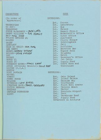 Lot #3043 Jack Lord's Personal Hawaii Five-O Badge, Pilot Script, and Signed Photos - Image 4
