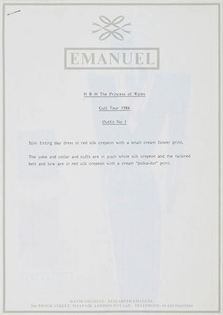 Lot #3050  Princess Diana Dress Fabric Archive - Image 4
