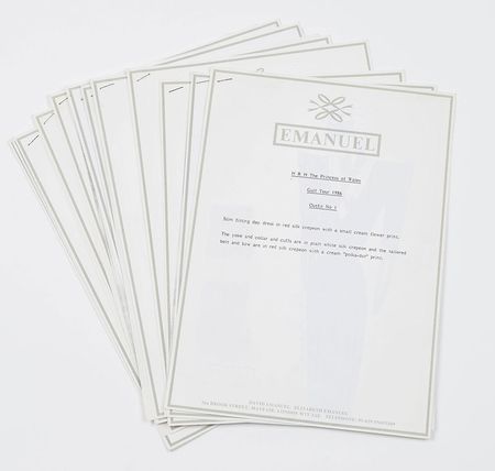 Lot #3050  Princess Diana Dress Fabric Archive - Image 6