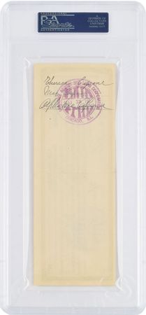 Lot #3045 Al Capone Twice-Signed Document - Image 2