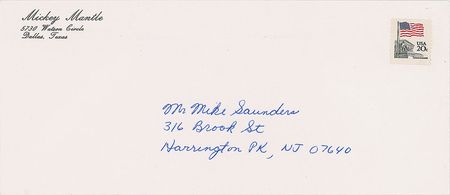 Lot #1026 Mickey Mantle: 