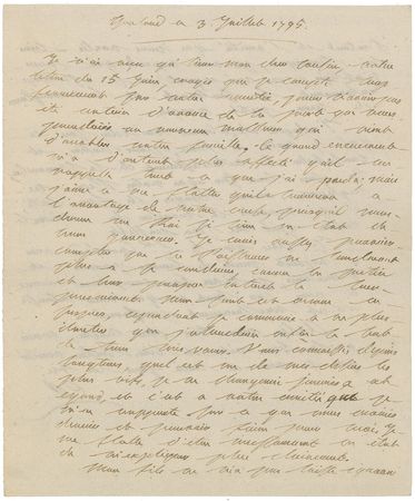 Lot #170 King Charles X: The future king writes on the execution of Louis XVII and the reestablishment of the monarchy - Image 1