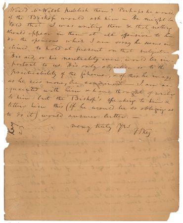 Lot #507 Francis Scott Key: Key writes in support of 'colonization' - Image 2