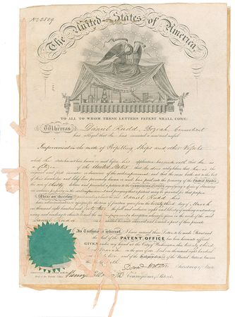 Lot #284 Daniel Webster Signed Document - Image 1