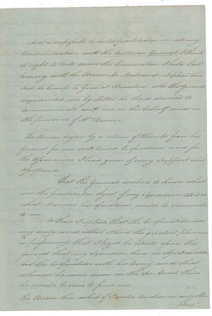 Lot #328 Horatio Nelson: Nelson supports the Austrian advance against Bonaparte: 