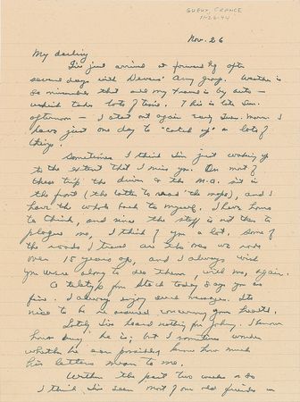 Lot #32 Dwight D. Eisenhower: Ike writes home to