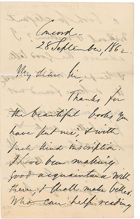 Lot #491 Ralph Waldo Emerson: 