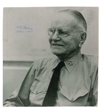 Lot #349 William F. Halsey Signed Photograph - Image 1