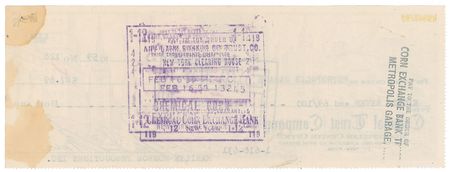 Lot #779 Marilyn Monroe Check - Image 2