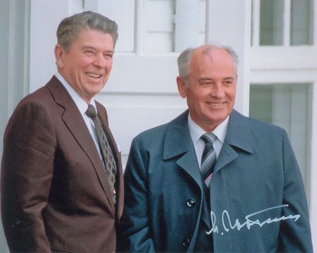 Lot #221 Mikhail Gorbachev Signed Photographs - Image 2