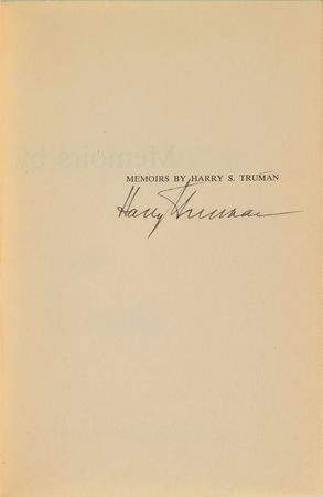 Lot #101 Harry S. Truman Book - Image 1