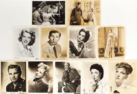 Lot #791 Actors and Actresses Signed Photographs - Image 1