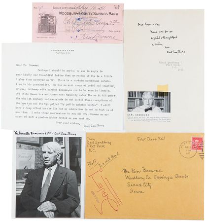 Lot #564 Carl Sandburg - Image 1