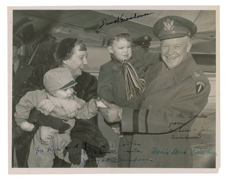 Lot #36 The Eisenhowers Signed Photograph
