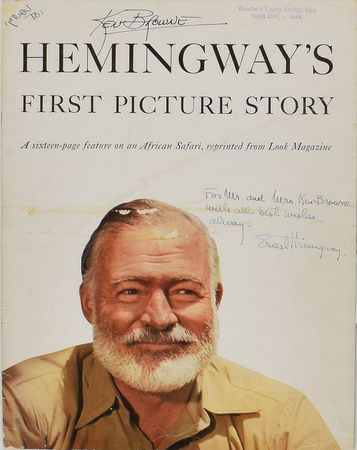 Lot #500 Ernest Hemingway: 