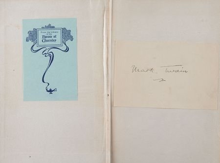 Lot #481 Samuel L. Clemens Signature and Book Set - Image 1