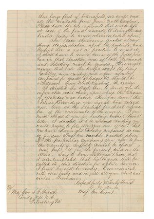 Lot #313 Gustavus W. Smith Signed Letter - Image 3