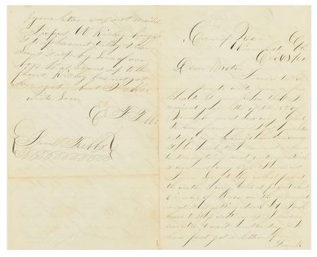 Lot #316 Edward F. Tubbs: Captivating war letters written by a Union soldier to his mother - Image 4