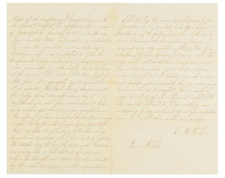 Lot #316 Edward F. Tubbs: Captivating war letters written by a Union soldier to his mother - Image 7