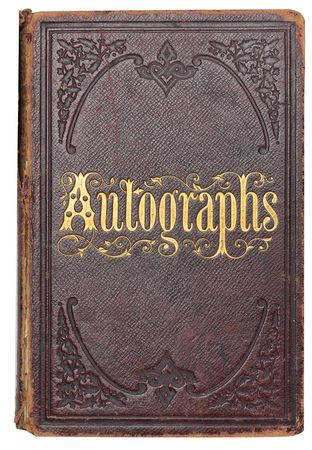 Lot #205 Civil War-era Politicians Autograph Book - Image 1