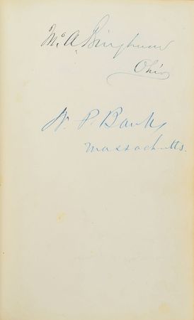 Lot #205 Civil War-era Politicians Autograph Book - Image 5