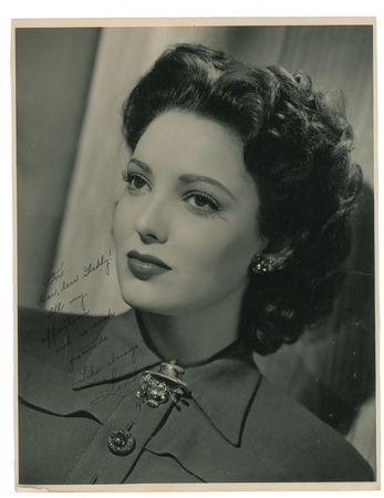 Lot #809 Linda Darnell Signed Photograph - Image 1