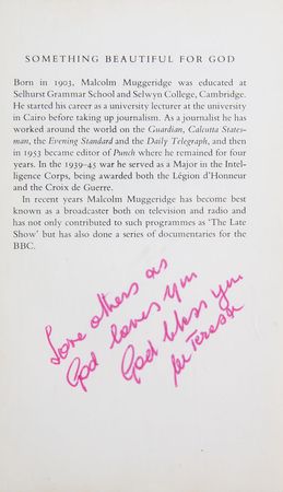 Lot #154 Mother Teresa Book - Image 1